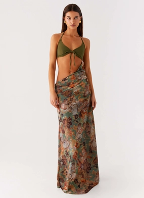 Overgrown Maxi Dress - Vintage Blossom Casual and Smart