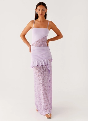 Elegant Wearable New Romance Maxi Dress - Lilac