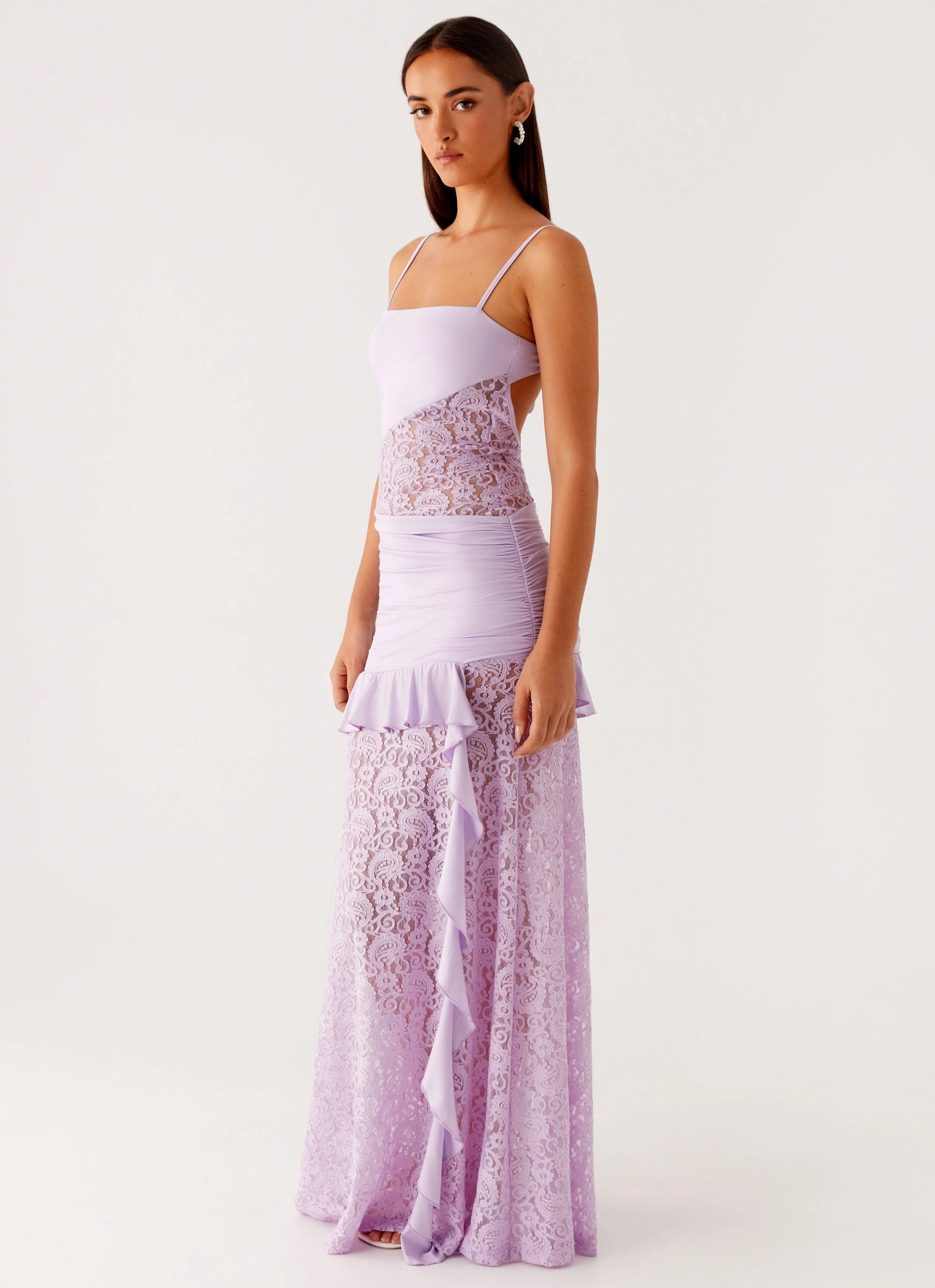 Warm Soft New Romance Maxi Dress - Lilac