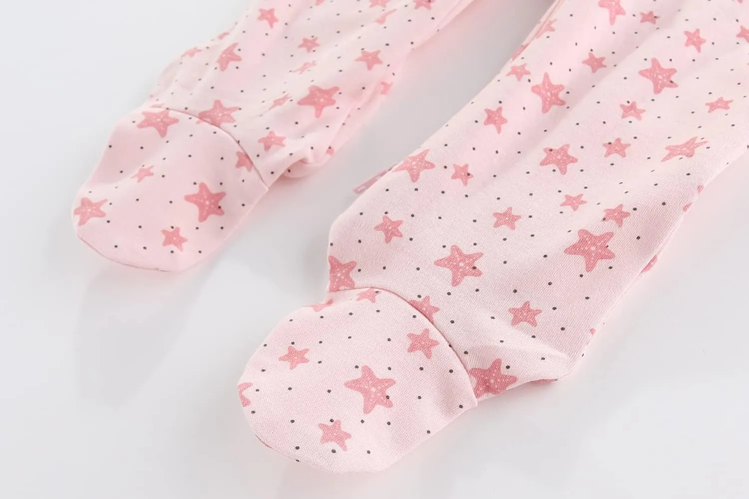 Newborn Baby Boy Girl Cotton Bodysuit Unisex Infant Zipper Long Sleeve Jumpsuit 3-Pack Outfits Clothes,0-12Months
