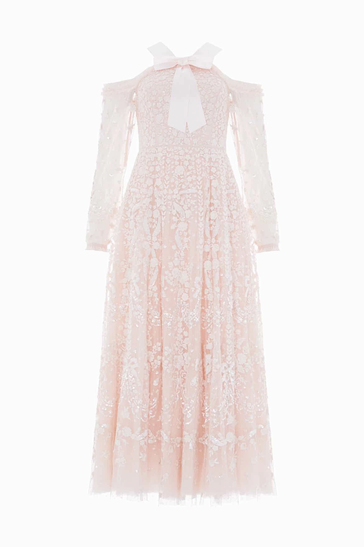 Adeline Off-Shoulder Ankle Gown Non-Pilling Street Motion