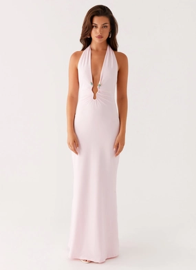Nicola Maxi Dress - Pink Polished Layer