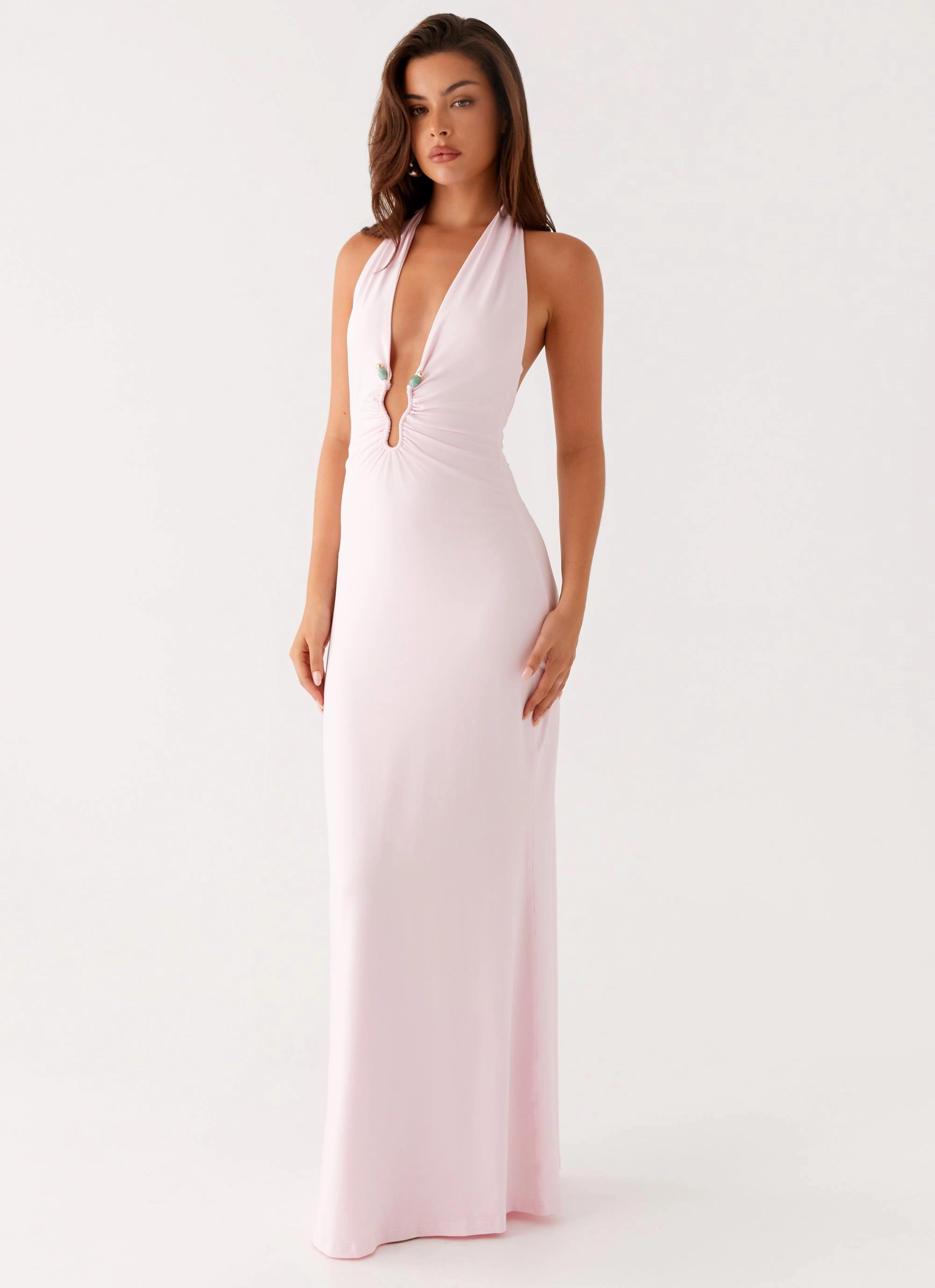 Nicola Maxi Dress - Pink Special-Occasion