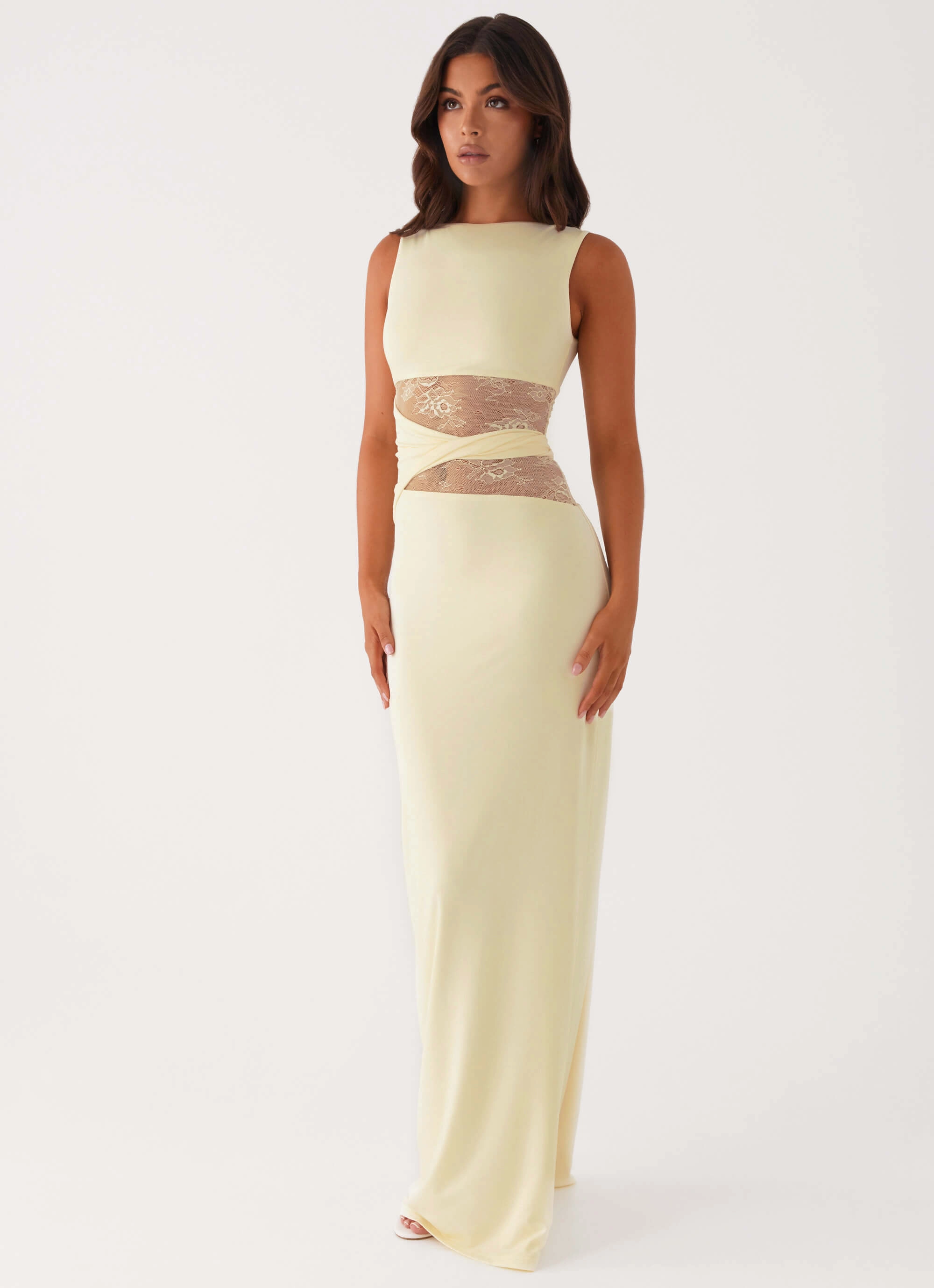 Aura Glow Karma Maxi Dress - Yellow