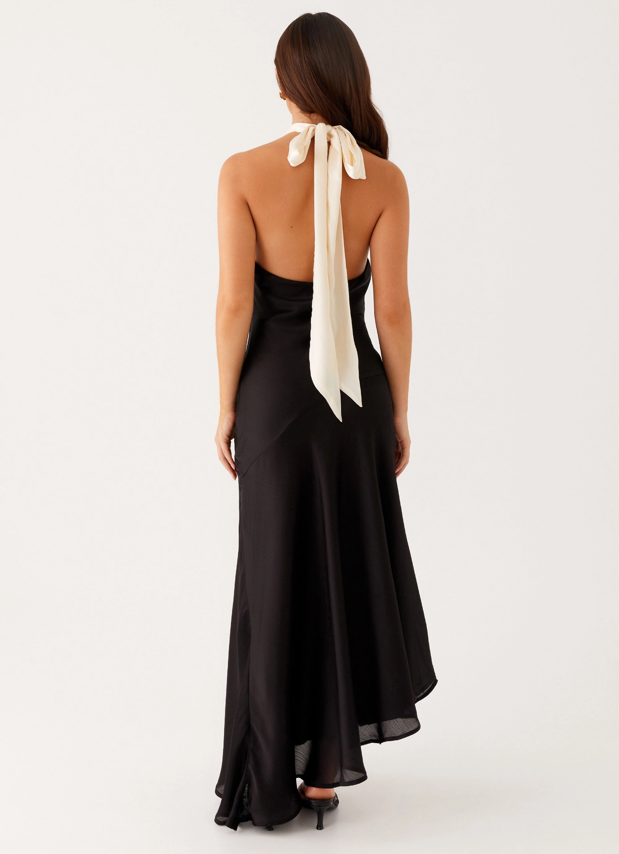 Night Owl Maxi Dress - Black Casual Chic
