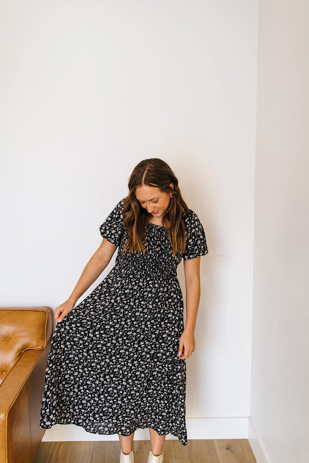 Nina Dress Lace-Sleeve Timeless Layering