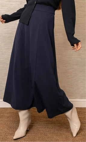 Nini Flared Skirt | Navy Style Innovation
