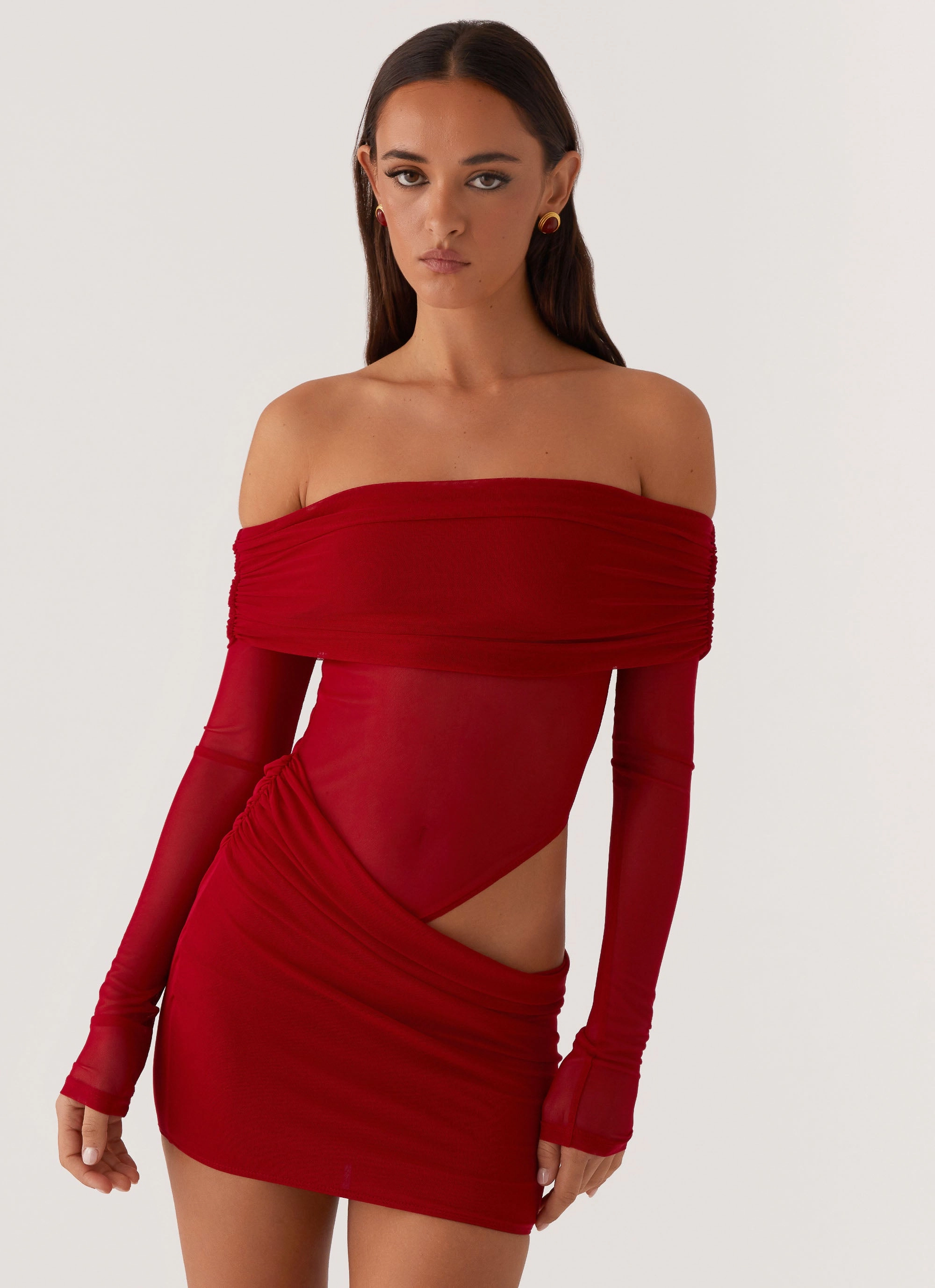 No Doubt Mini Dress - Red Breeze Flow