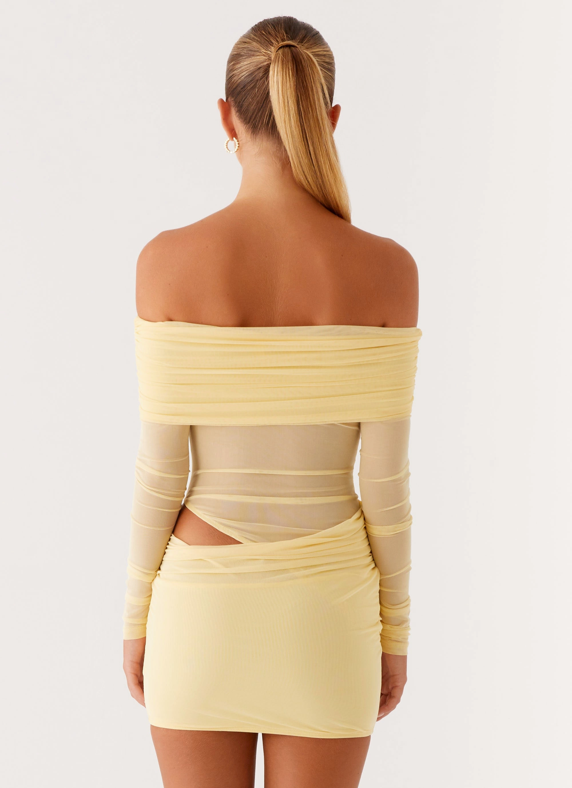 Flattering Lines Relaxed Wear No Doubt Mini Dress - Yellow
