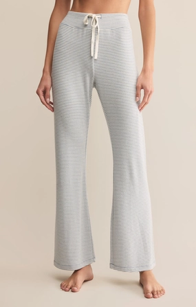 In the Clouds Stripe Pant in Light Denim Active Layer SturdyBeltLoops
