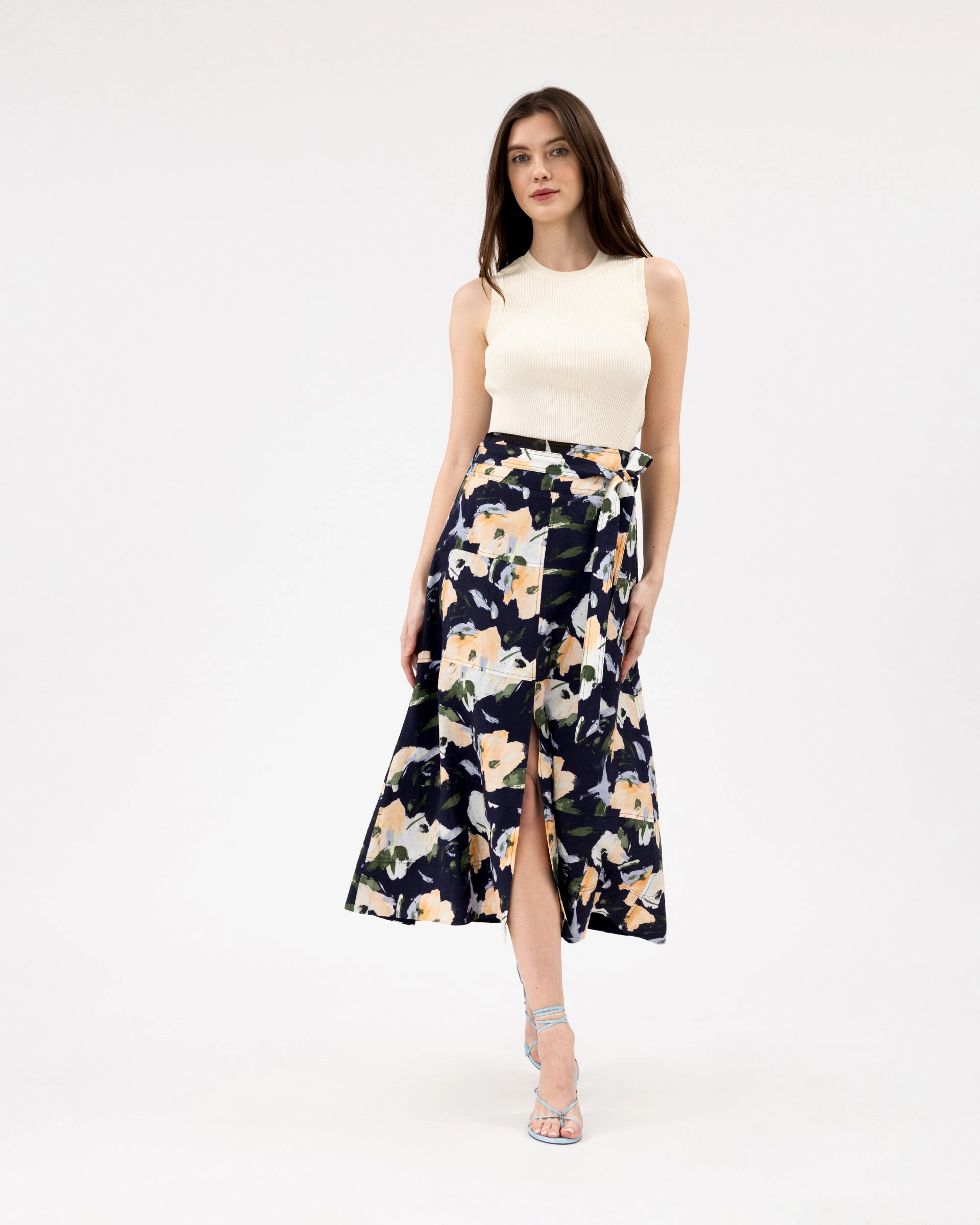 Simple and Cozy Stay Active Linen Hudson Skirt
