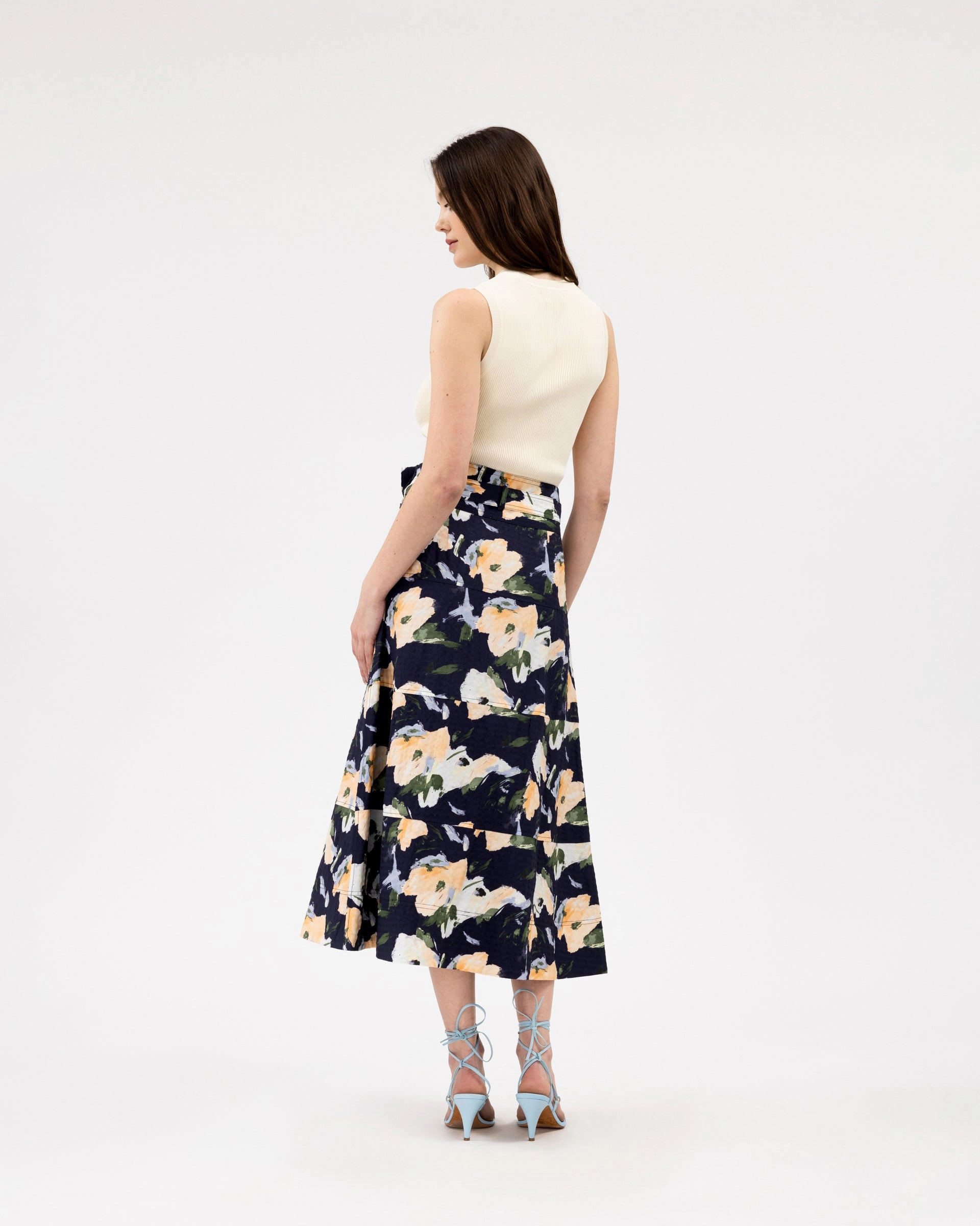 Linen Hudson Skirt All Day Comfort