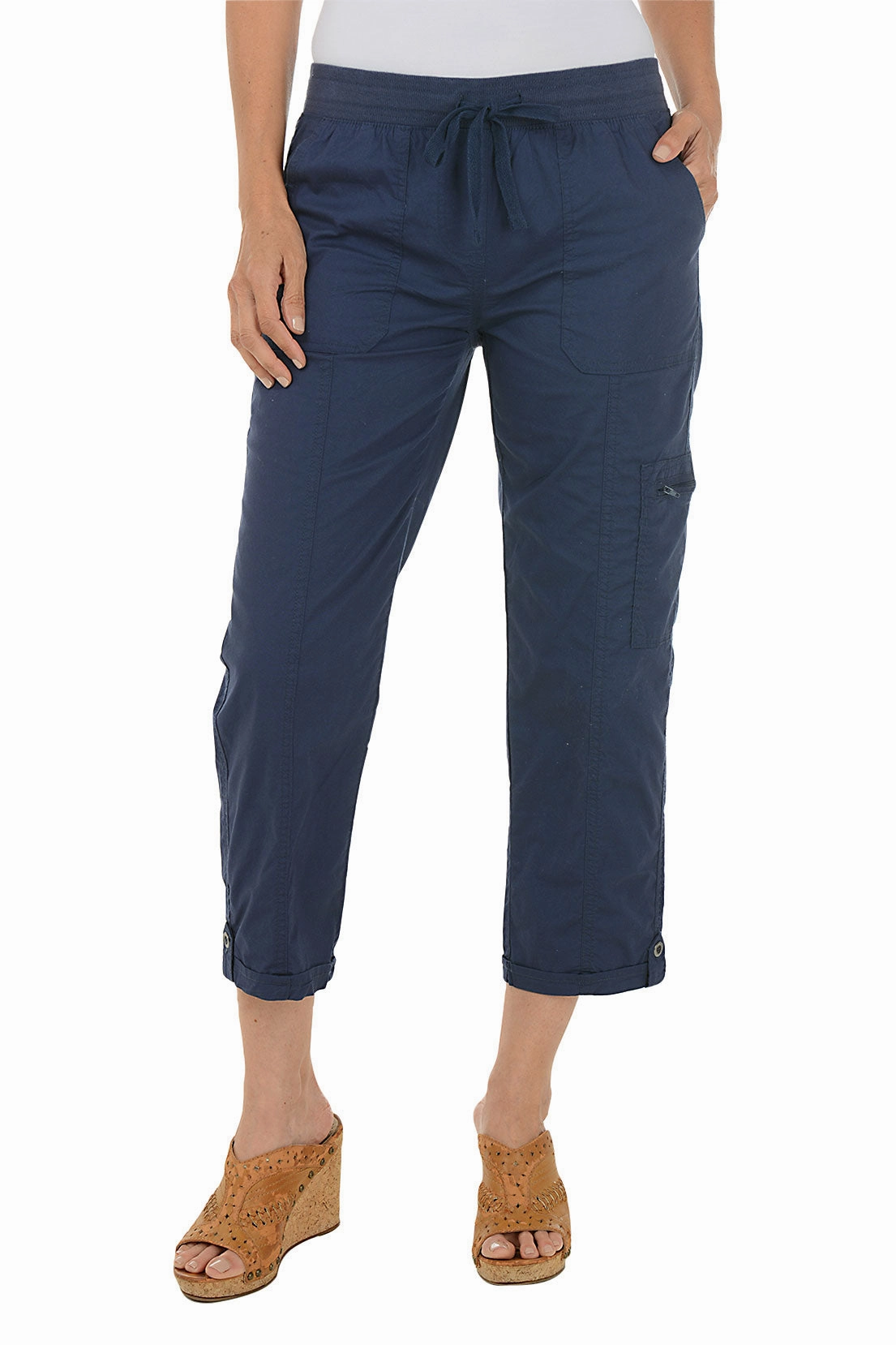 Seamless Wear Fashion Forward Diana Cargo Pocket Crop Pant
