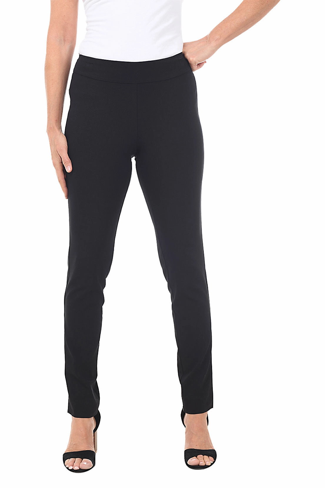Light Shape Utility Style Pull-On Slim Full-Length Pant