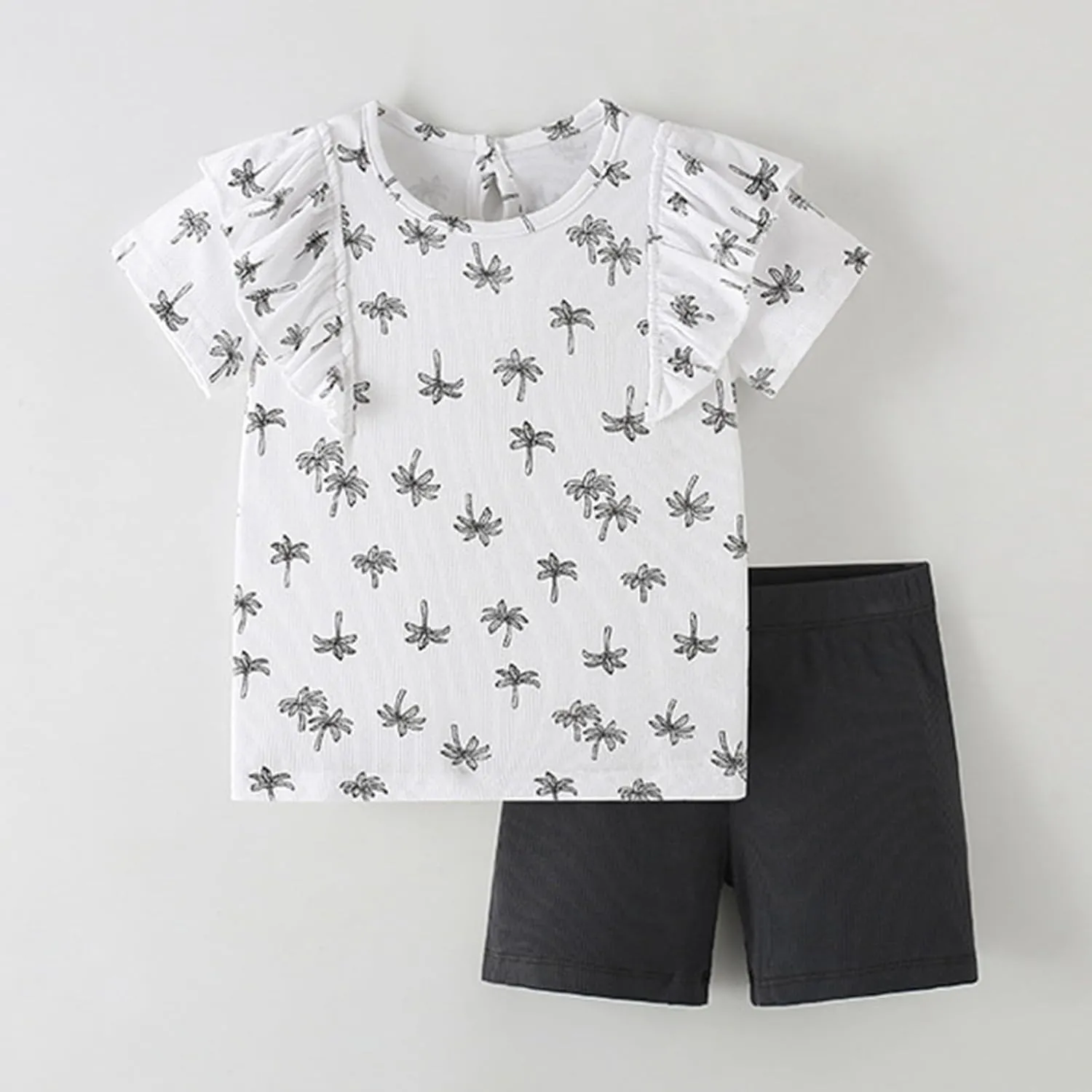 oddler oy Summer Pajamas Outfits ids Cotton Short Sleeve Shirt Shorts Set Funny Cartoon Print Casual 2 Piece