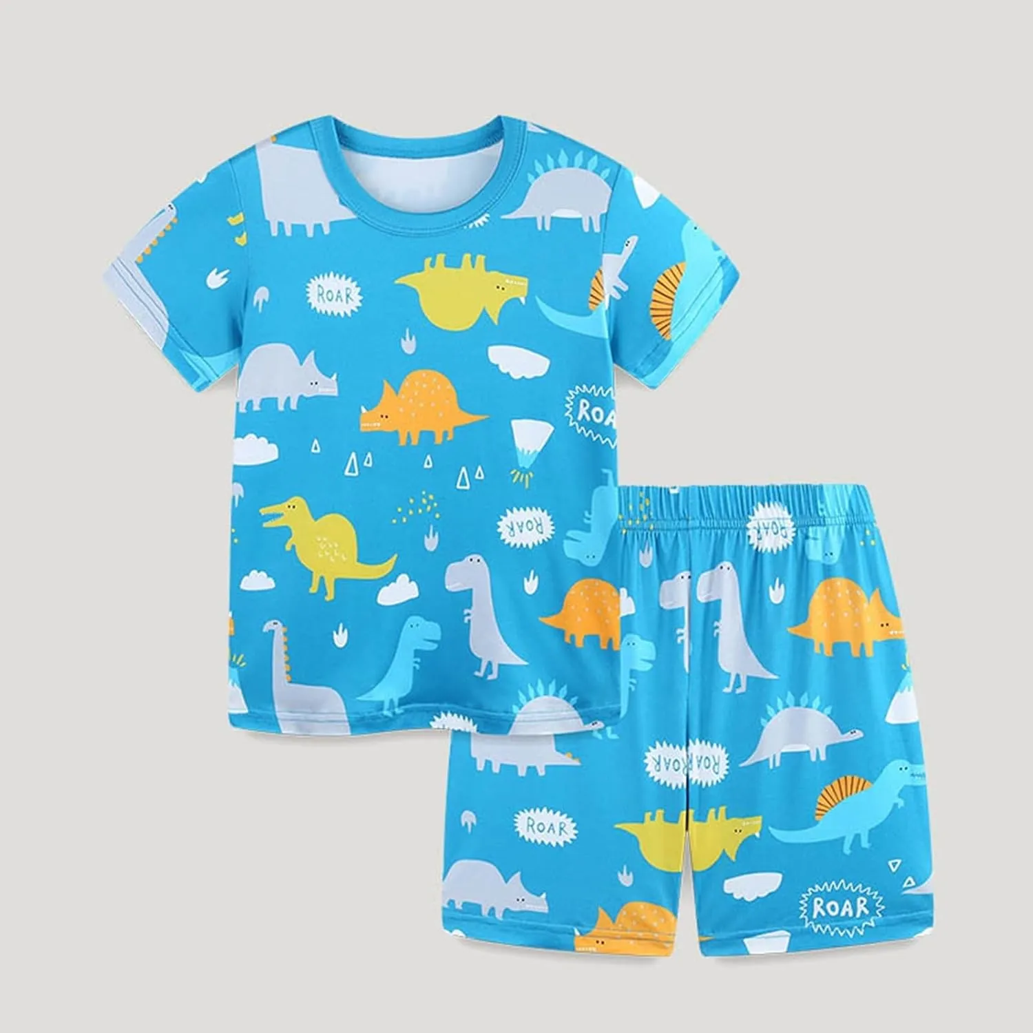oddler oys Cotton Clothing Sets Funny Graphic Shorts Sleeve Tshirts And Shorts Summer Cool Snug fit Pjs Outfits