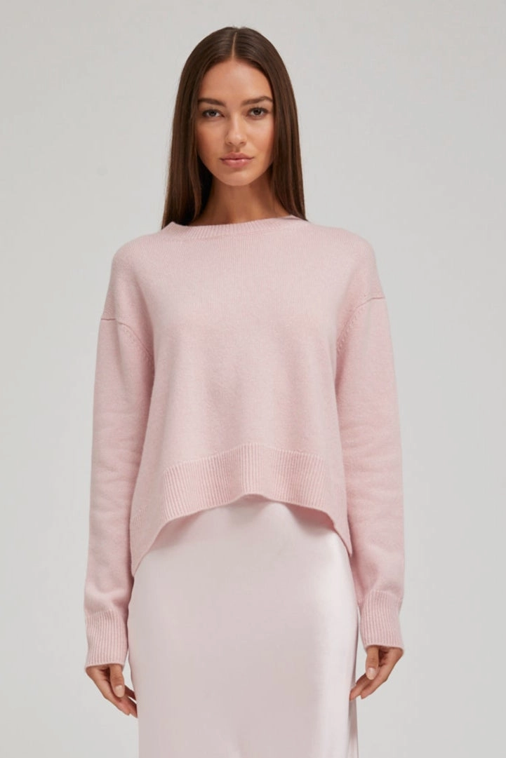 RecycledPolyester Pixie Cashmere Boxy Sweater