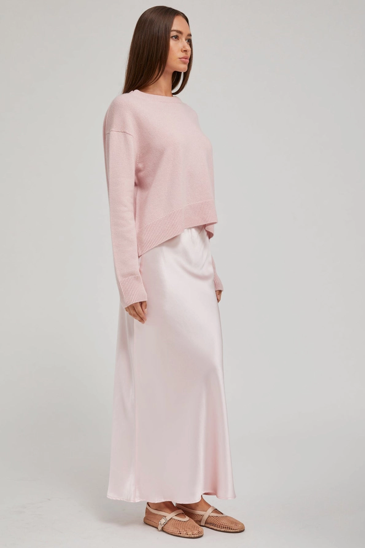 Pixie Cashmere Boxy Sweater Anti Pilling Technology Eco friendly materials
