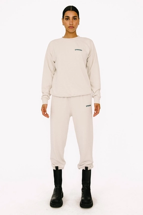 Flexible Knit Fabric LayeringFriendly Weight Off White Logo Sweatpants
