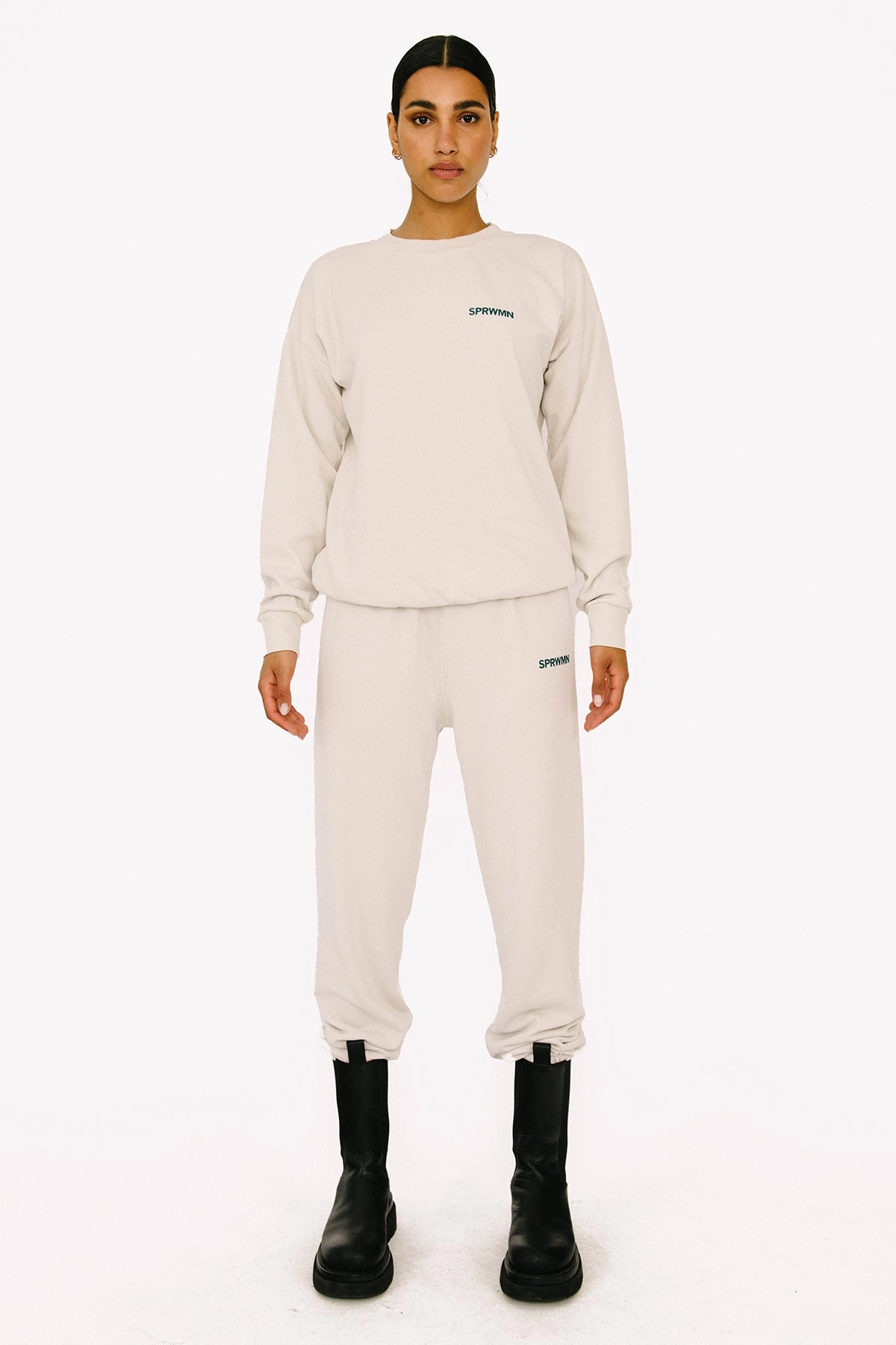 Flexible Knit Fabric LayeringFriendly Weight Off White Logo Sweatpants