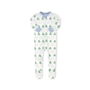 Once Upon a Time Footie - Oh Christmas Tree/Blue