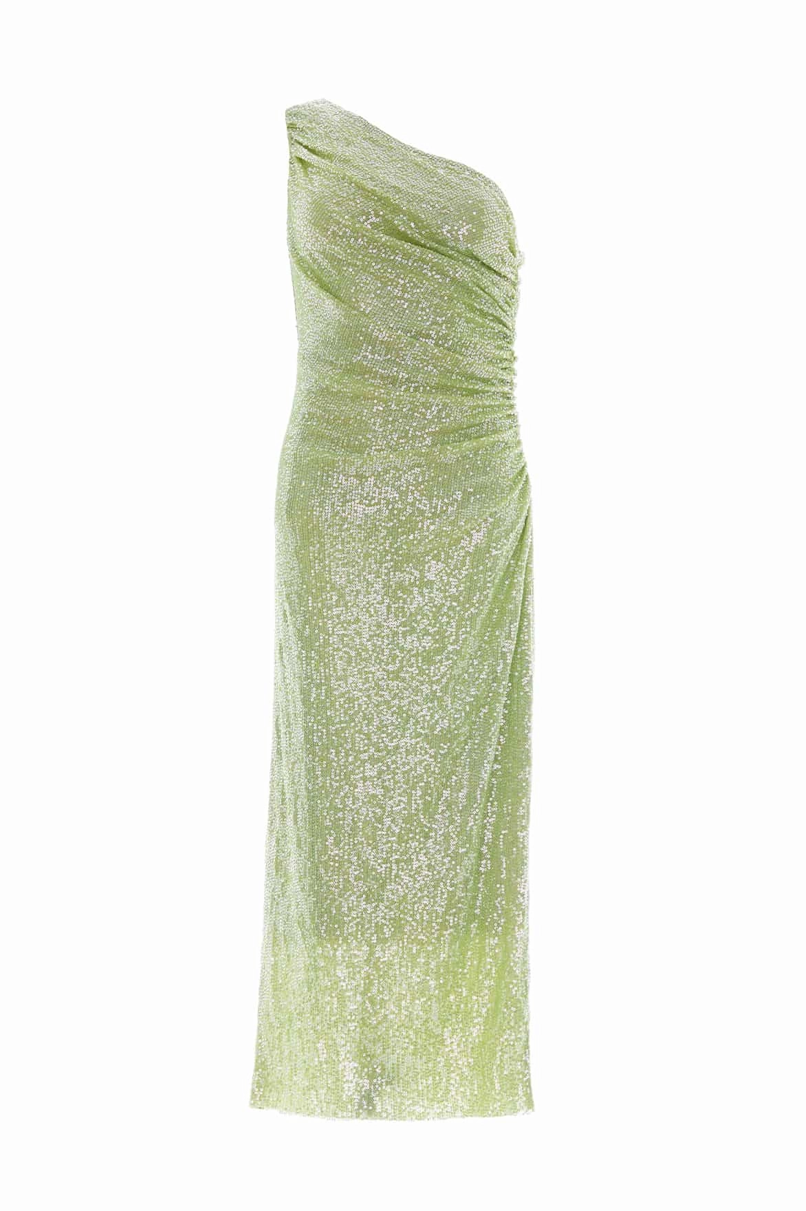 Cool Fabric Fresh Texture Malia One-Shoulder Ballerina Dress