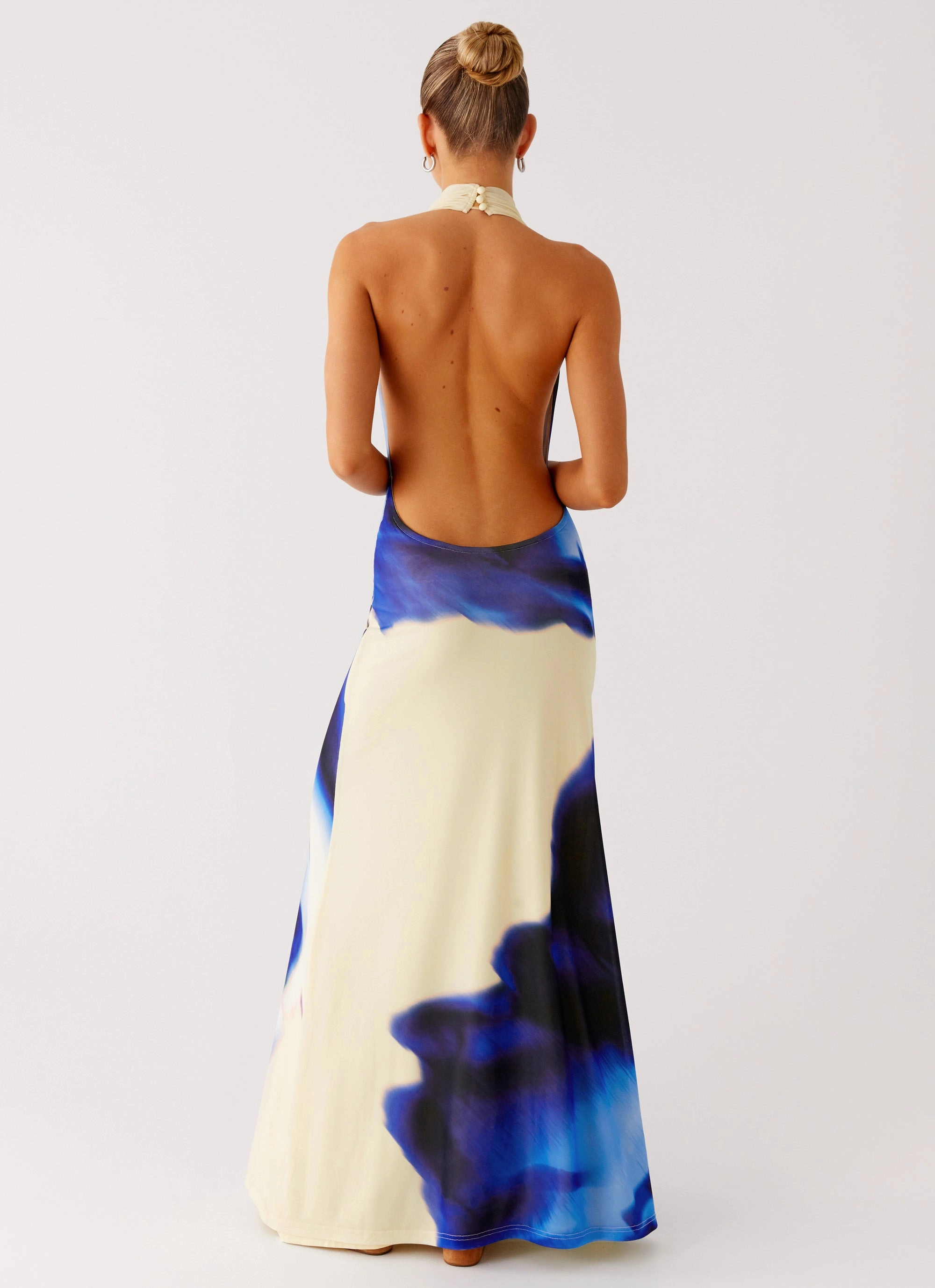 Light Base Only A Feeling Cowl Neck Maxi Dress - Heirloom Floral
