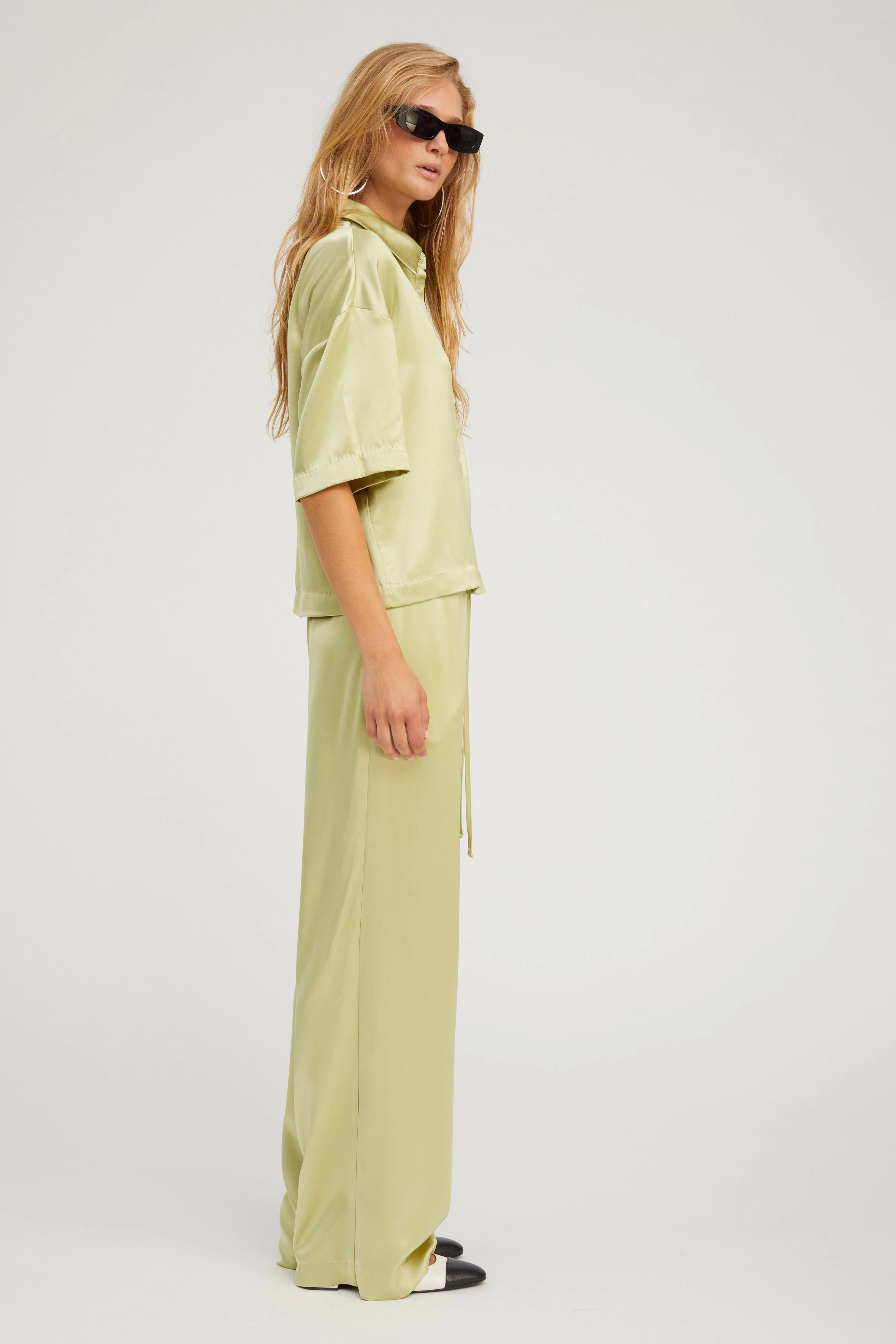 Soft Stretch Soft Wear Pistachio Silk Kauai Pants