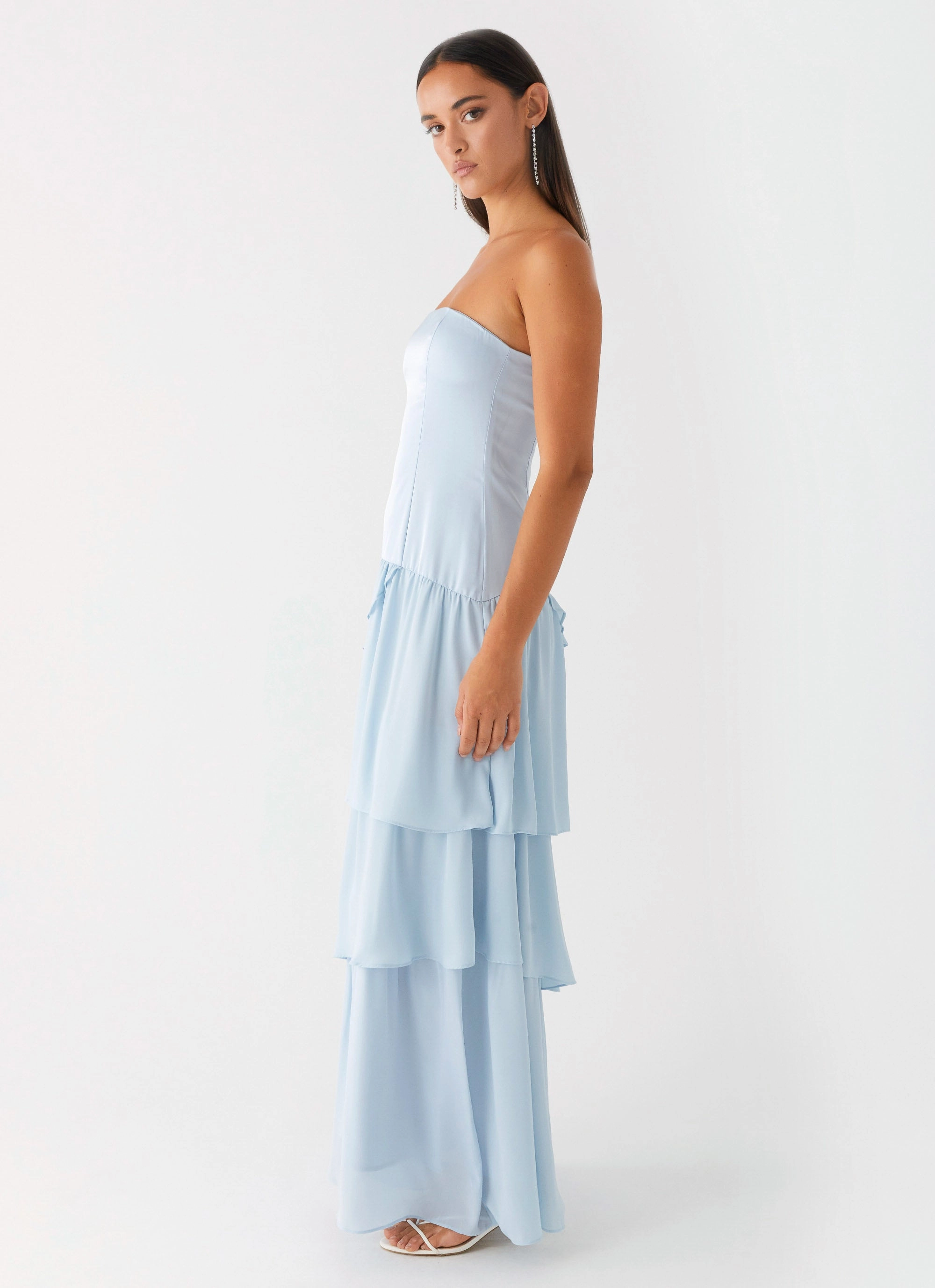 Our Story Maxi Dress - Pastel Blue TaglessDesign Fashionable Comfort Wear