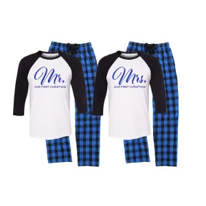Our First Christmas Pajama Set - Royal Buffalo