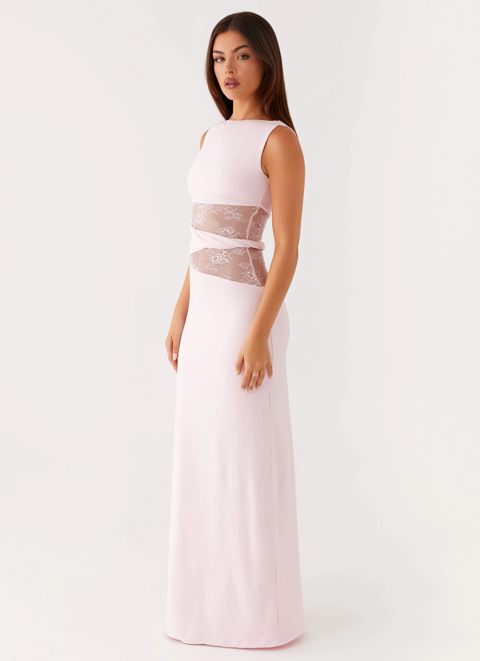 AdjustableStraps Karma Maxi Dress - Pink