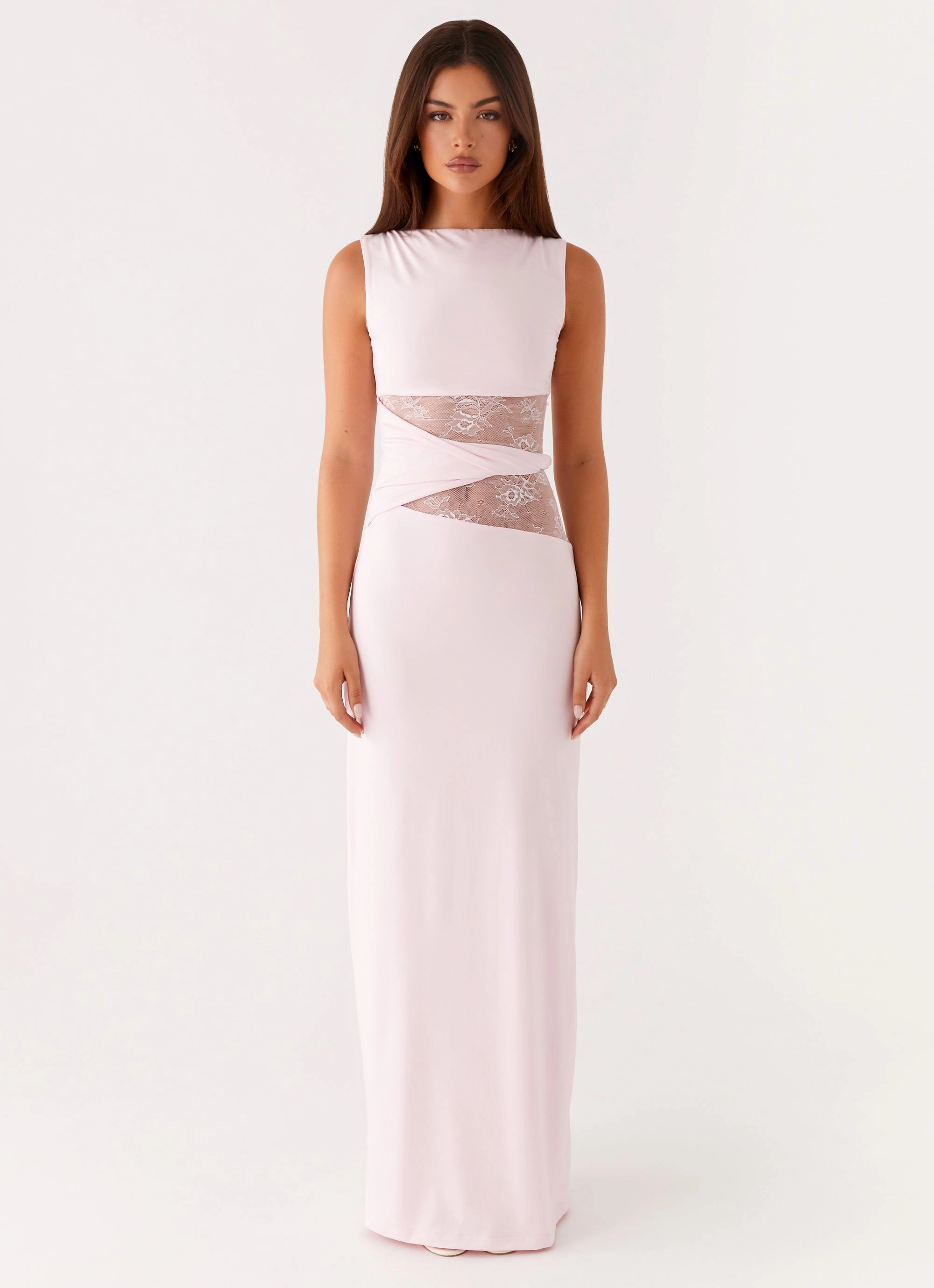 custom-fit Mini-Length Karma Maxi Dress - Pink