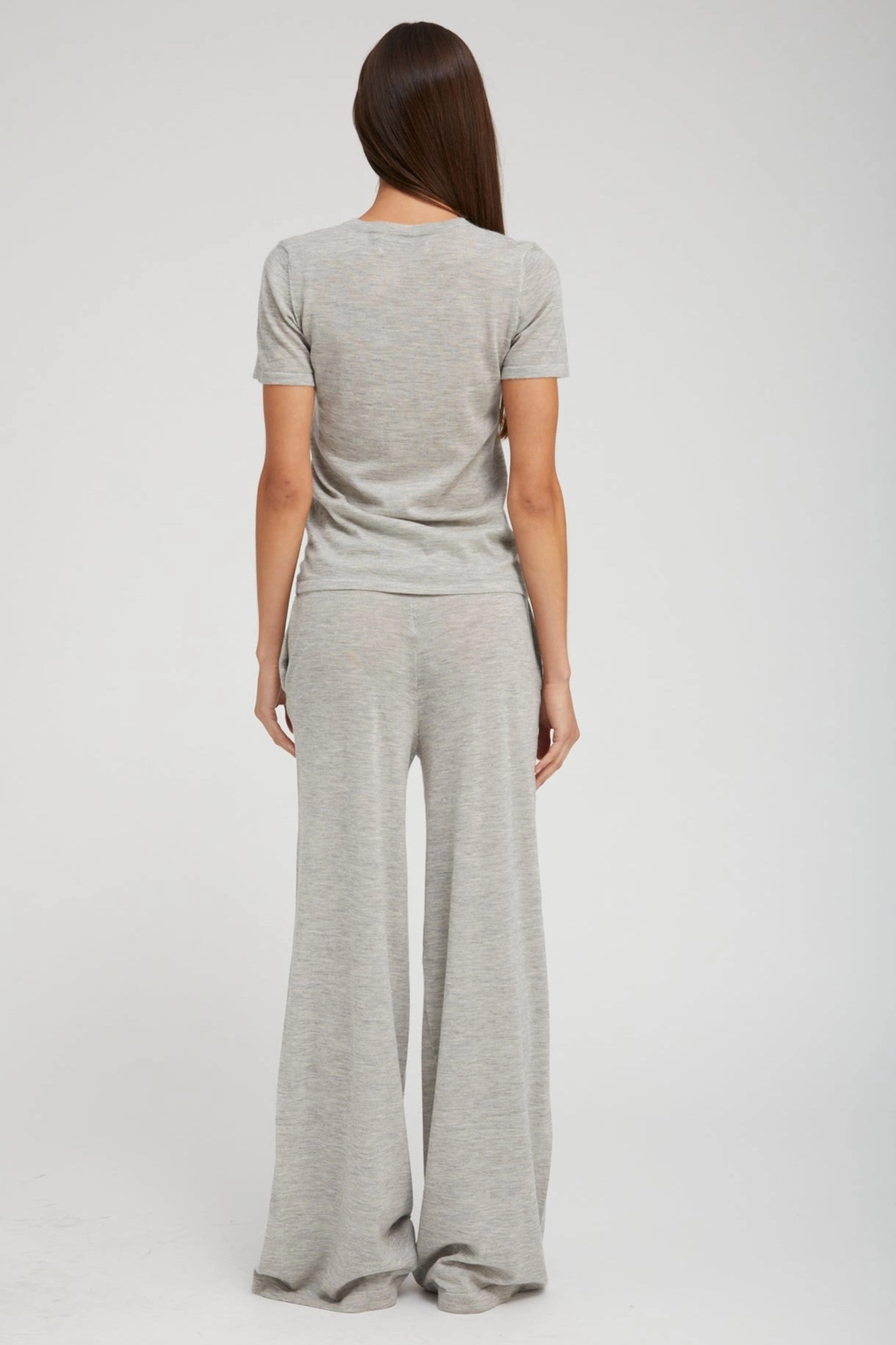 Anti Pilling Treatment Oxford Ultra Fine Cashmere Wide Leg Pants