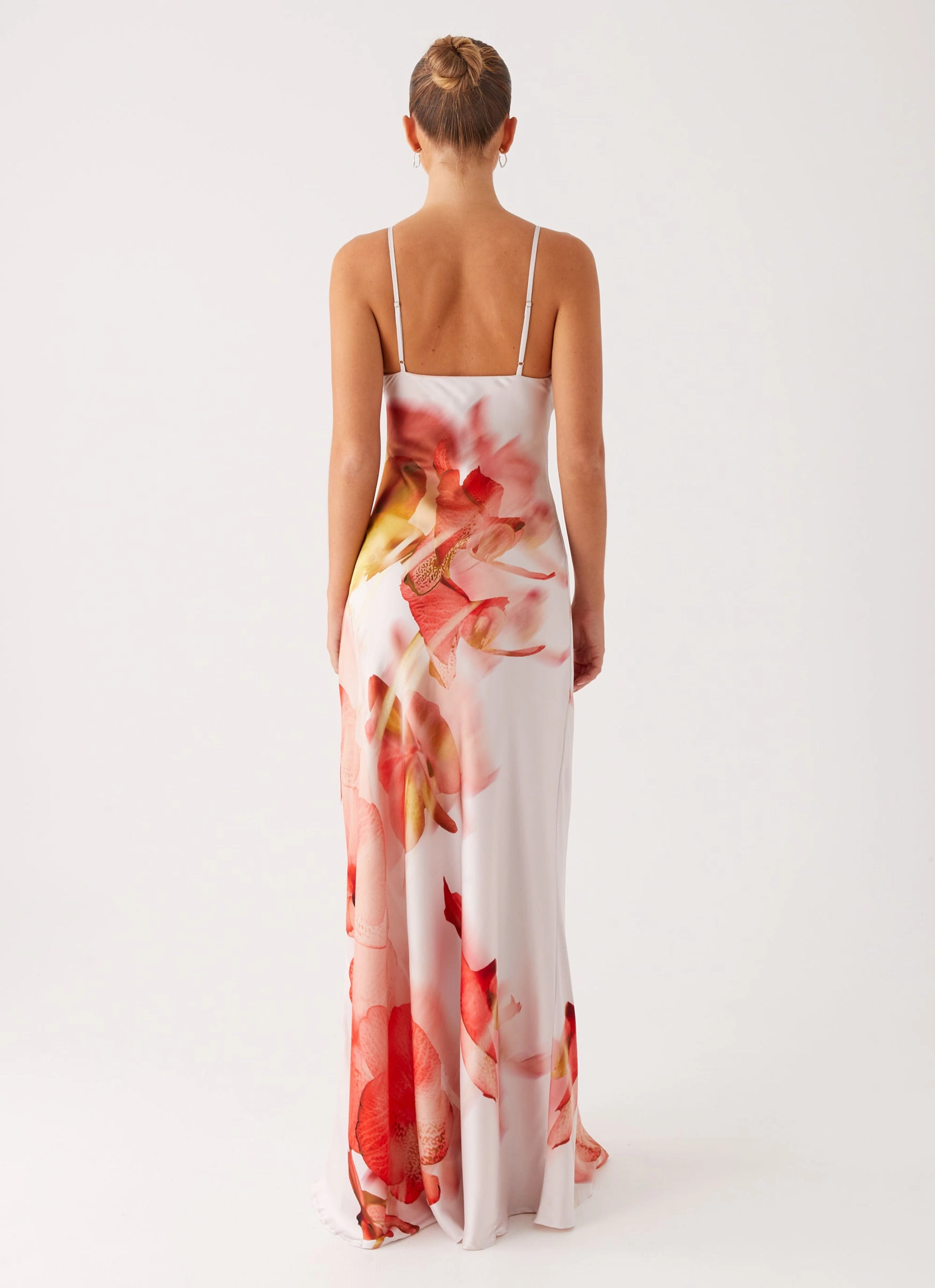 Lawn Soft Nordic Calm Pacha Maxi Dress - Peach Rose