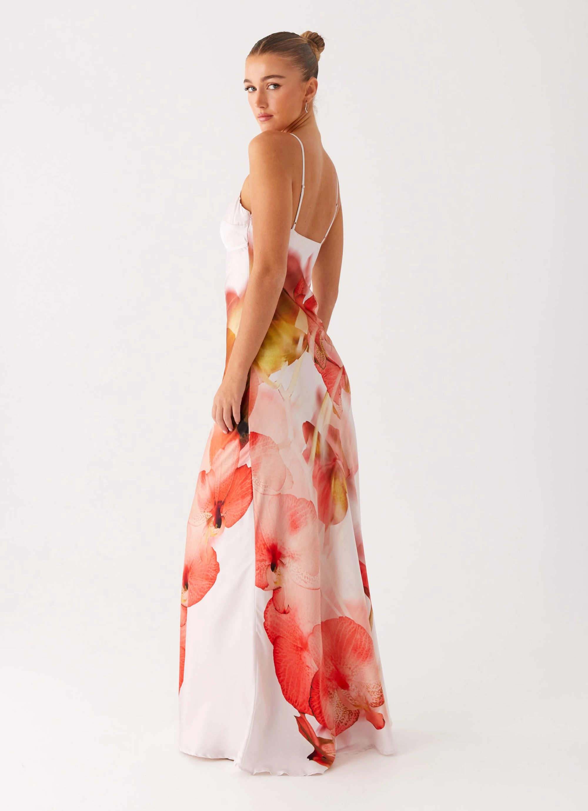 City Essential City Mood Pacha Maxi Dress - Peach Rose