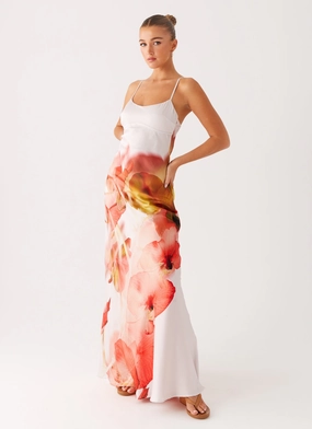 Pacha Maxi Dress - Peach Rose Relaxed and Effortless