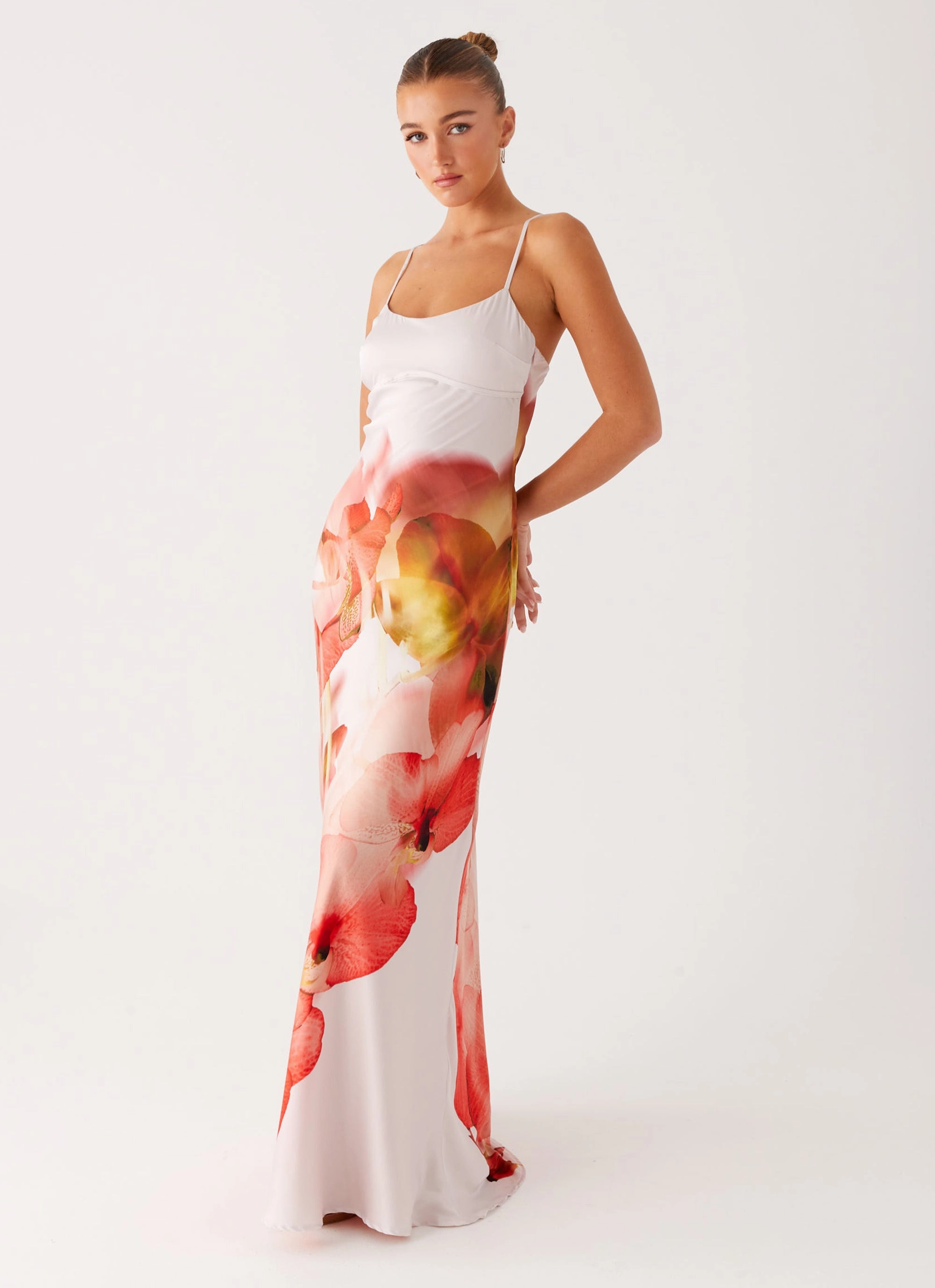 Pacha Maxi Dress - Peach Rose Relaxed Look Whimsical Mood