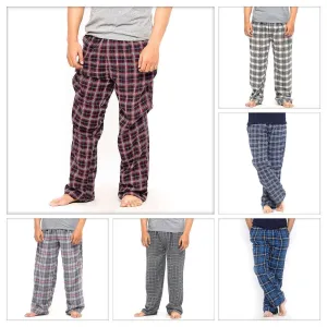 Pack of 3 Cotton Yarn Dyed Flannel Men's Pajama - Deal No.2