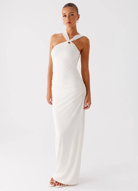 Tamira Maxi Dress - Ivory Polished Layer Artistic Edge