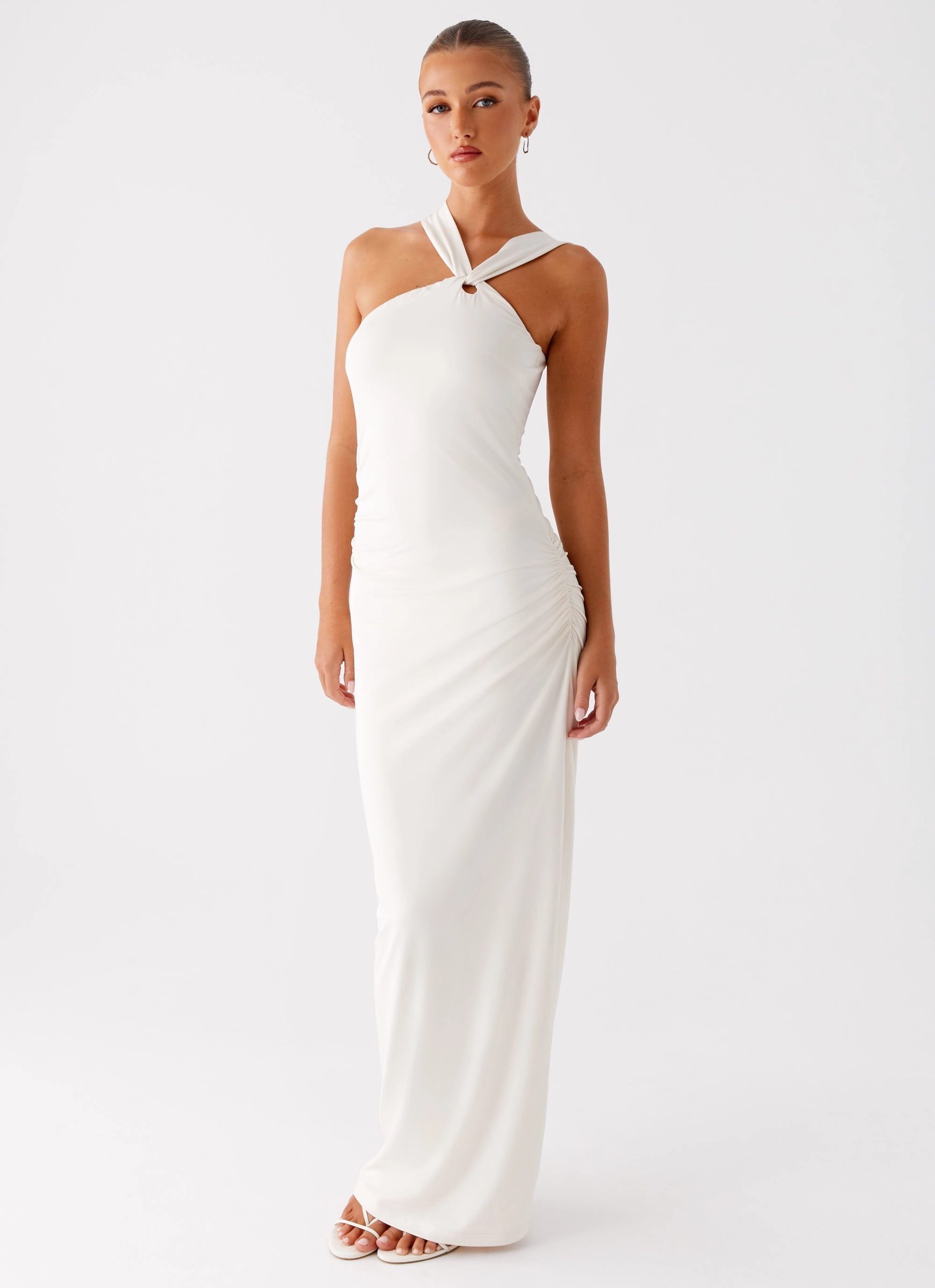 Tamira Maxi Dress - Ivory Polished Layer Artistic Edge