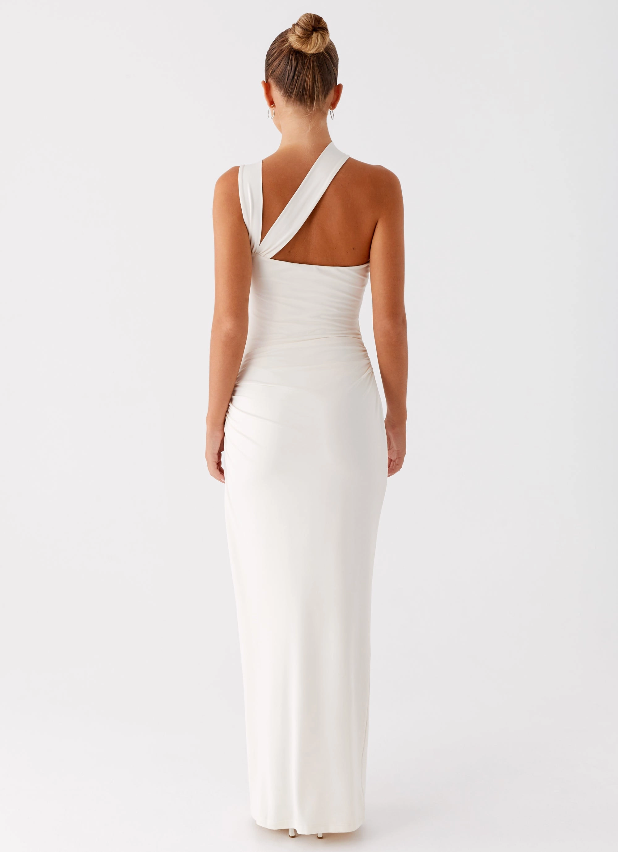 Playful-Detail Tamira Maxi Dress - Ivory