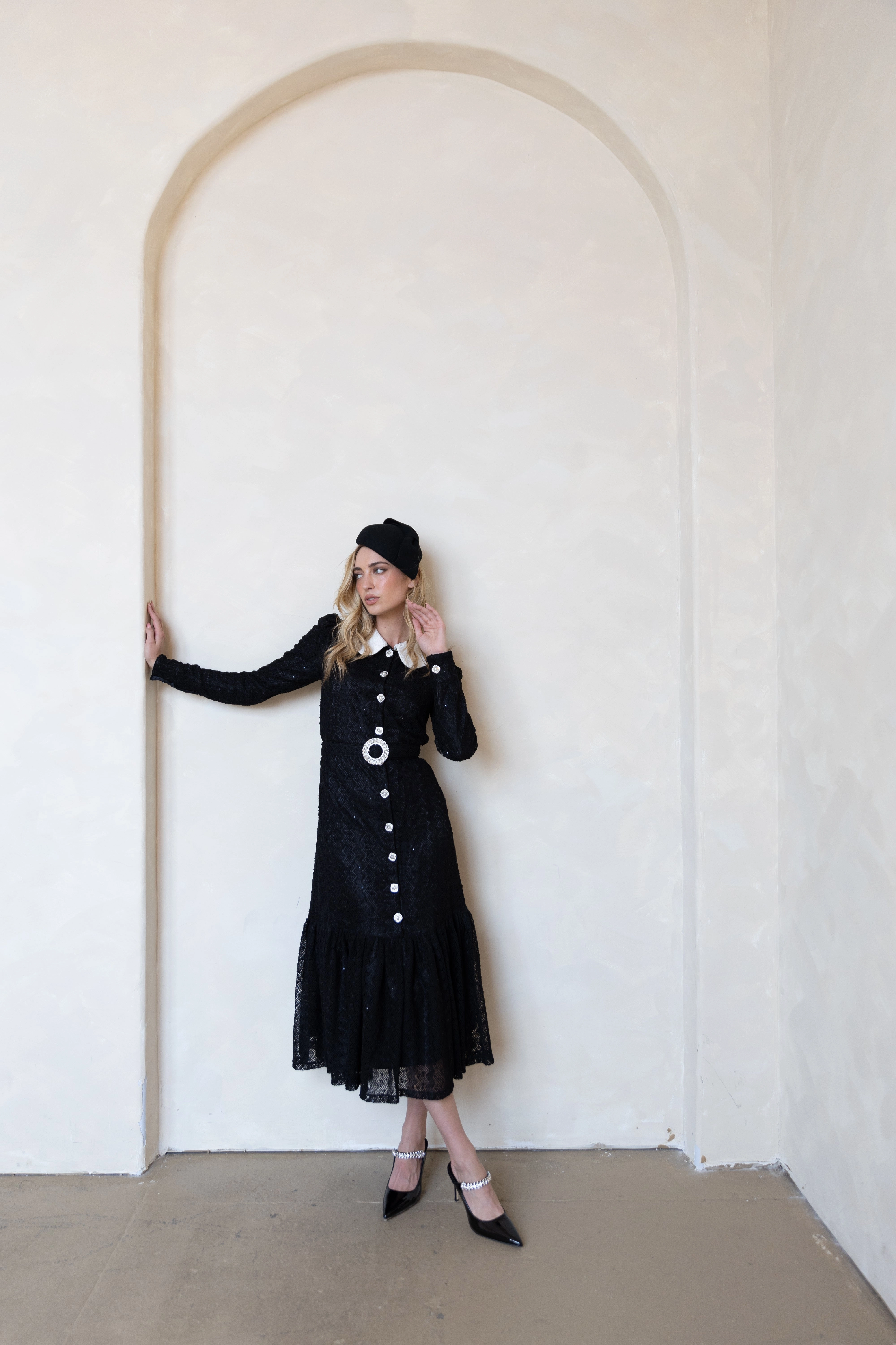 Semi Sheer Grace Lace Maxi