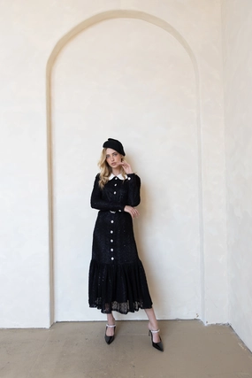 Grace Lace Maxi London Cool