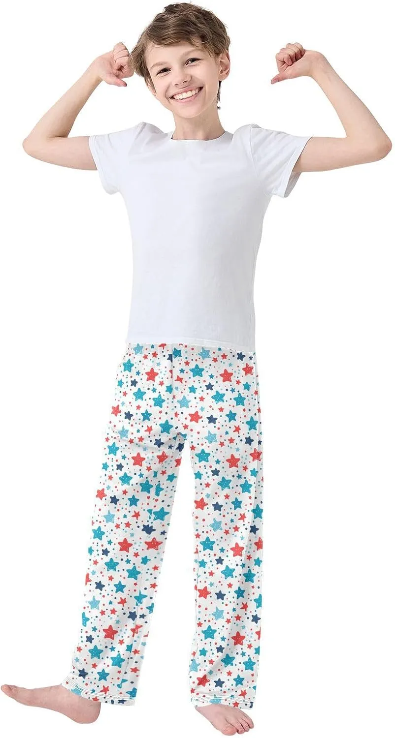Pajama Bottoms, Cute Stars Pajamas Pant Sleep Long Pants Lounge Wear Sleepwear Pjs