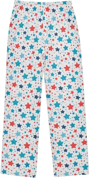 Pajama Bottoms, Cute Stars Pajamas Pant Sleep Long Pants Lounge Wear Sleepwear Pjs