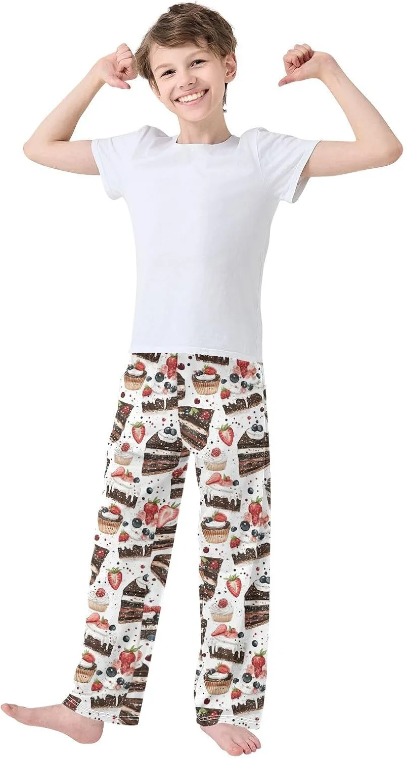 Pajama Bottoms, Pajamas Long Pant Chocolate Cakes Lounge Wear Casual Sleep Pants Soft Pjs Sleepwear