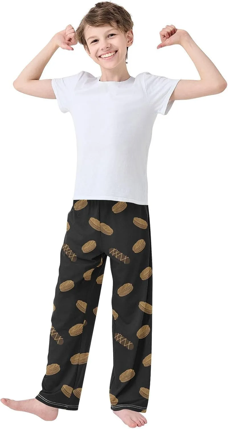 Pajama Bottoms, Pajamas Long Pant Chocolate Desserts Lounge Wear Casual Sleep Pants Soft Pjs Sleepwear
