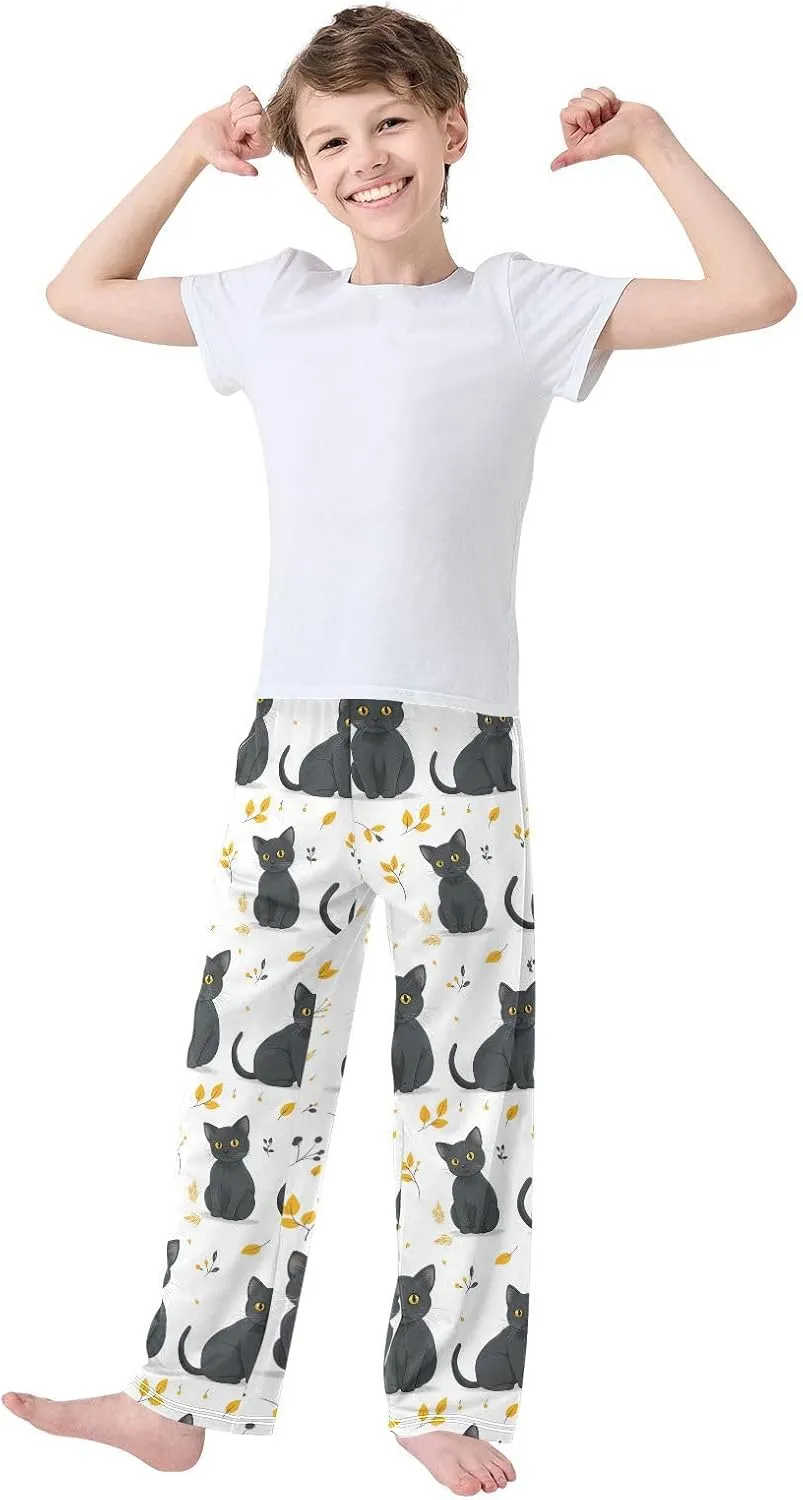 Pajama Bottoms, Pajamas Long Pant Cute Cat Lounge Wear Casual Sleep Pants Soft Pjs Sleepwear
