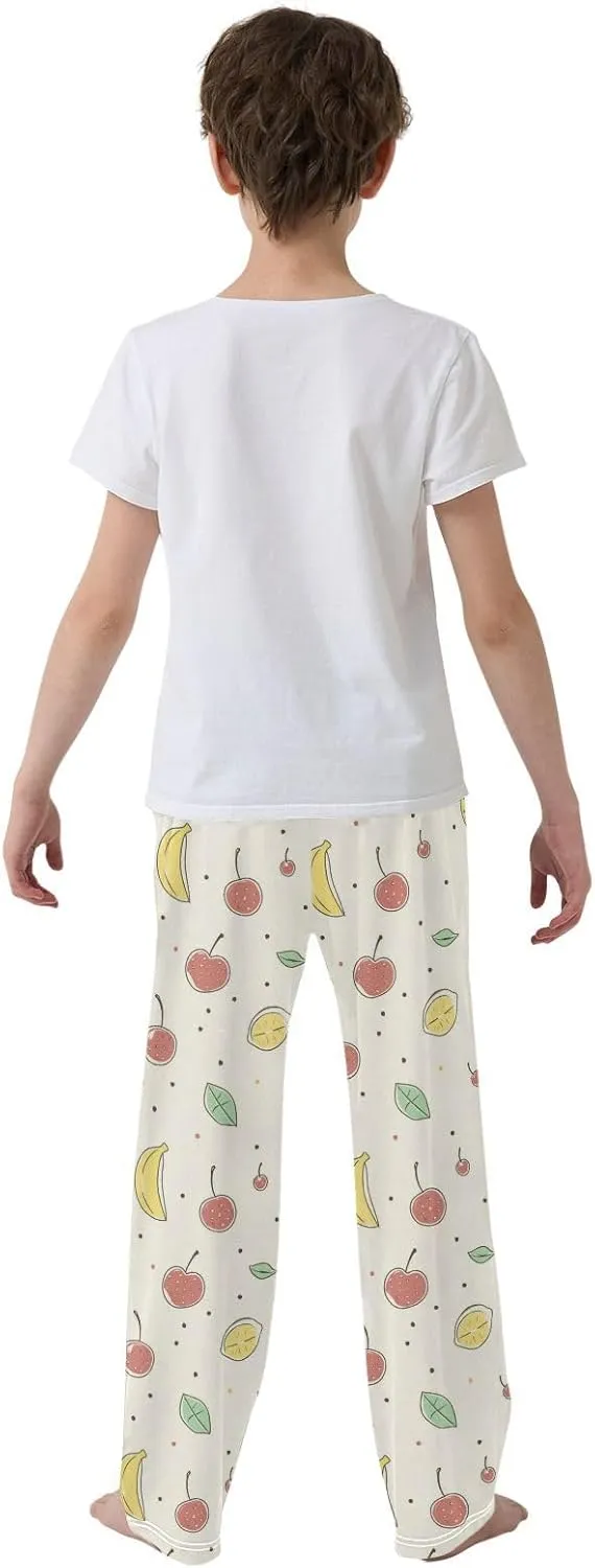 Pajama Bottoms, Pajamas Long Pant Cute Fruits Lounge Wear Casual Sleep Pants Soft Pjs Sleepwear
