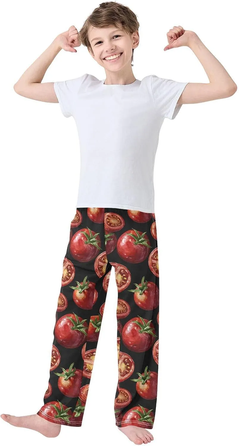 Pajama Bottoms, Pajamas Long Pant Tomato Fruit Lounge Wear Casual Sleep Pants Soft Pjs Sleepwear